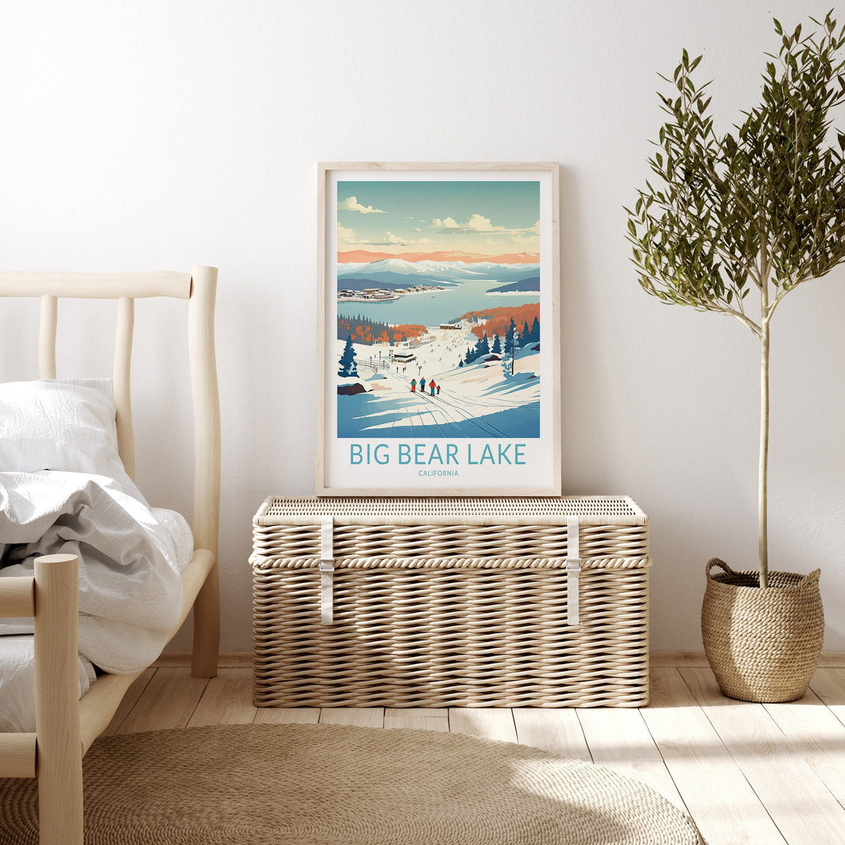 Big Bear Lake travel poster – view 2