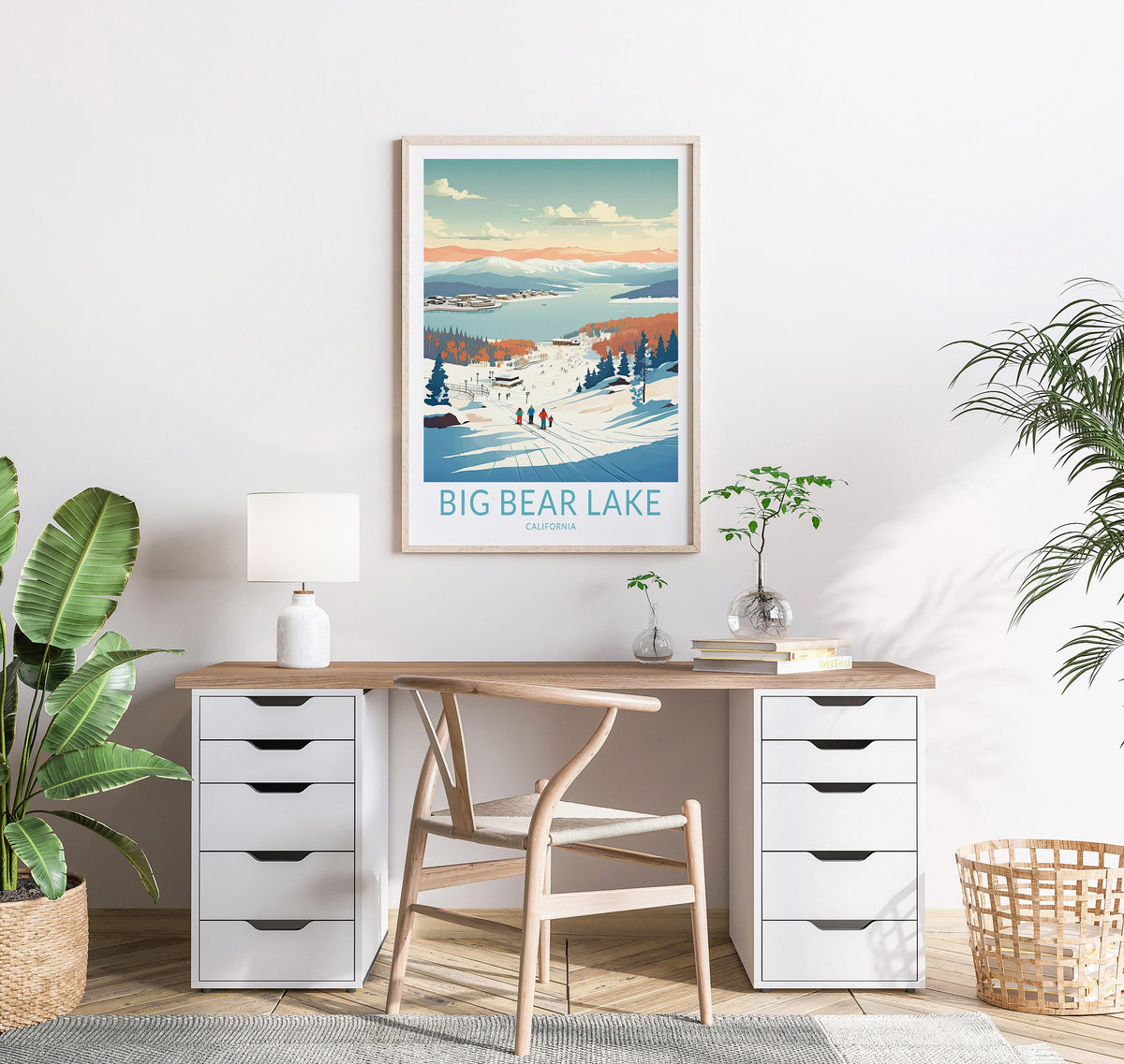 Big Bear Lake travel poster – view 3