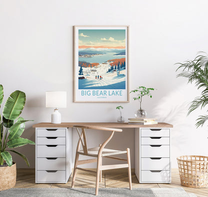 Big Bear Lake travel poster – view 3