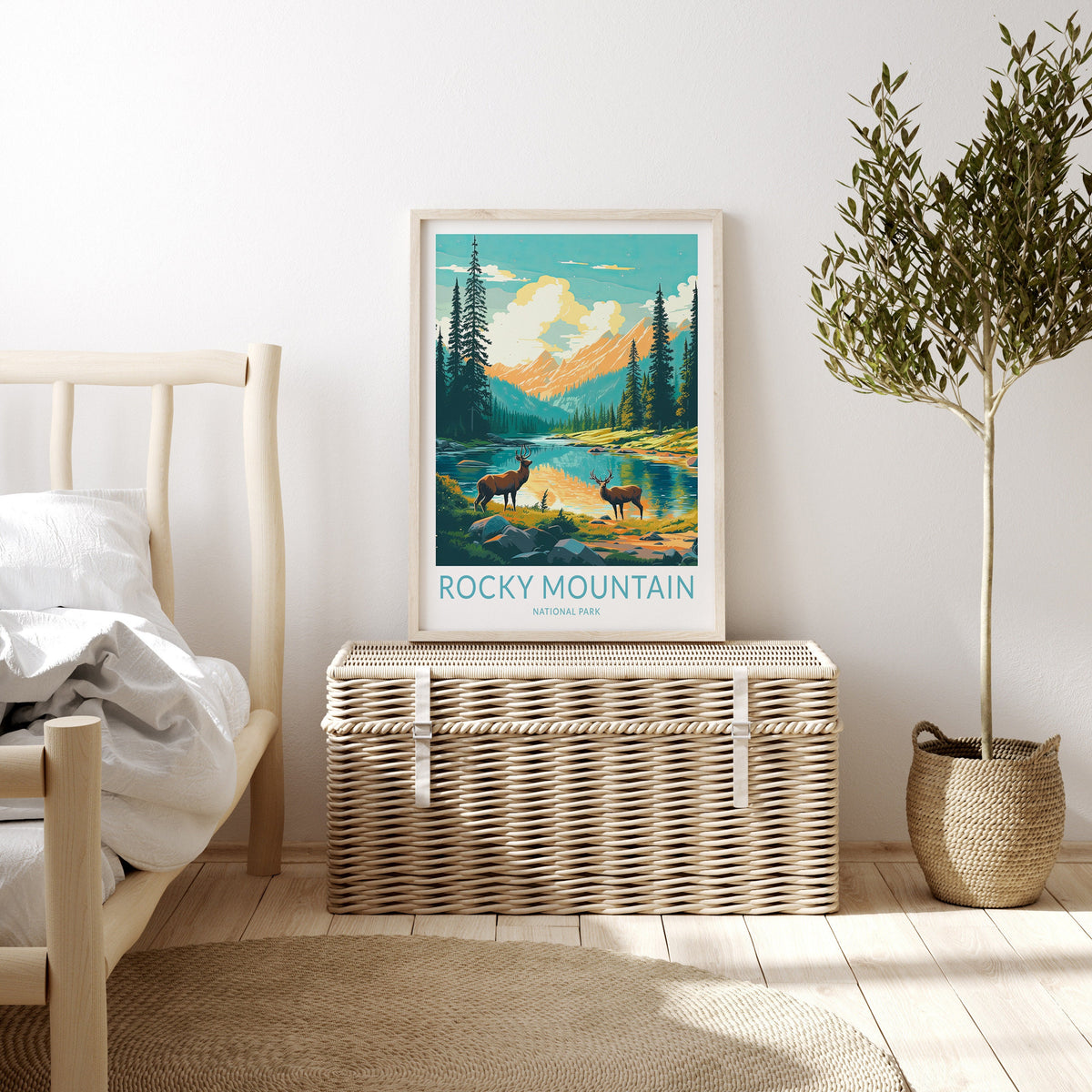 Rock Mountain National Park travel poster – view 2