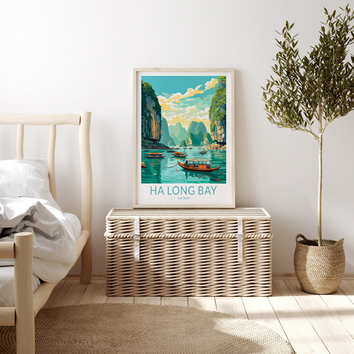 Ha Long Bay travel poster – view 2