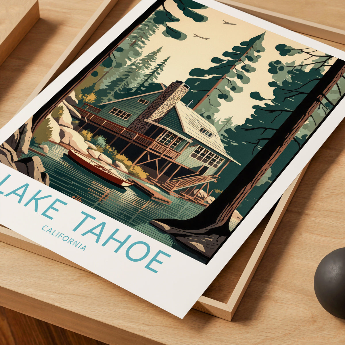 Lake travel poster – view 4