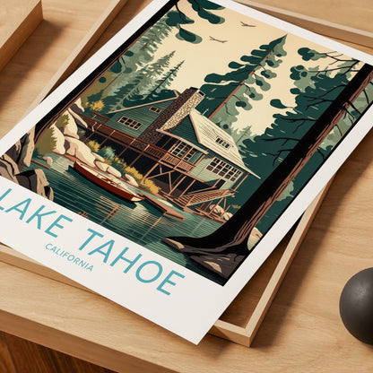 Lake travel poster – view 4