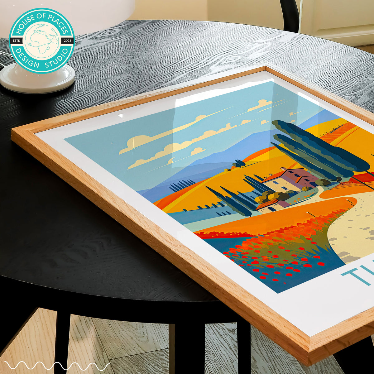 Tuscany travel poster – view 4