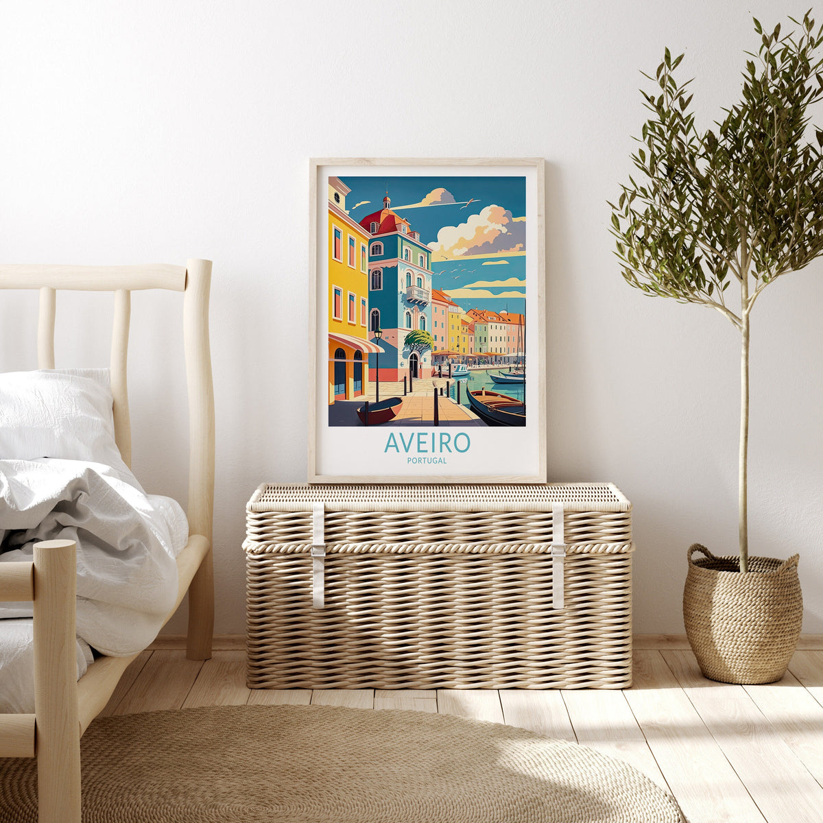 Aveiro City travel poster – view 2