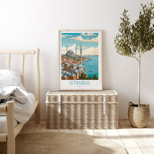 Istanbul travel poster – view 2