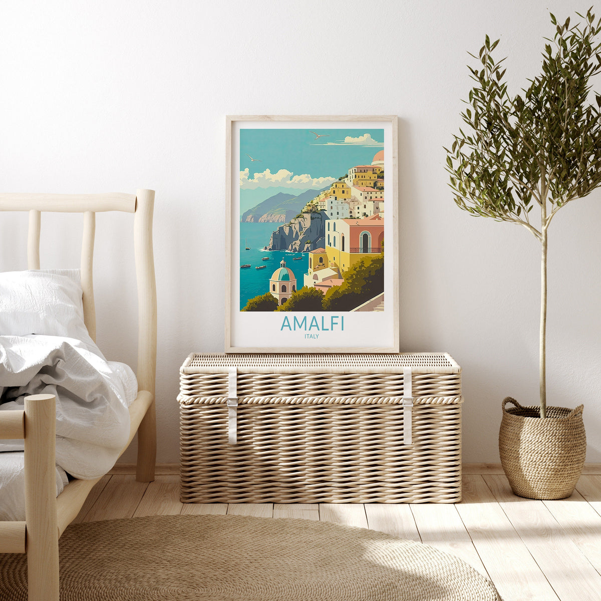 Amalfi City travel poster – view 2