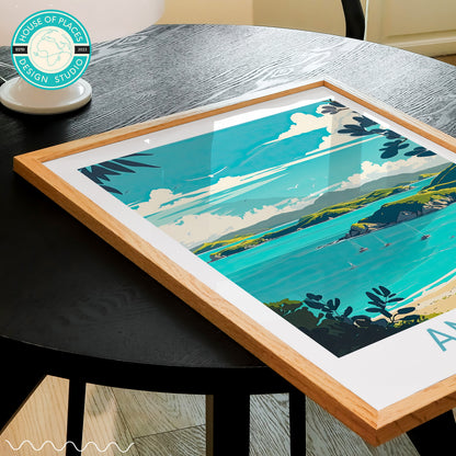 Antigua Caribbean travel poster – view 7