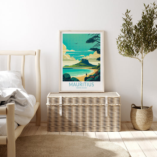 Mauritius travel poster – view 2