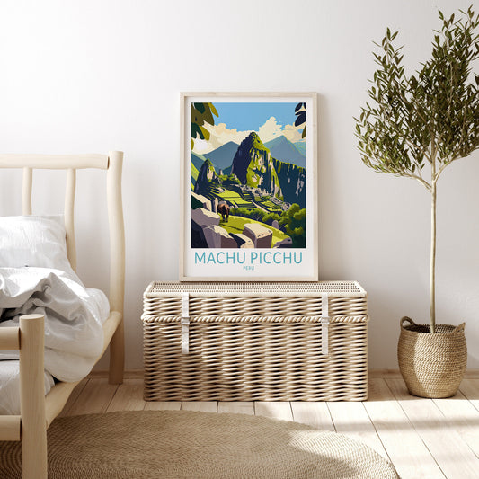 Machu Picchu travel poster – view 2