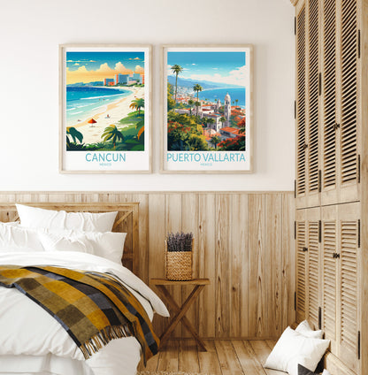Puerto Vallarta travel poster – view 7