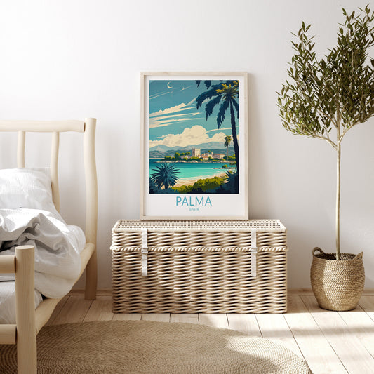 Palma de Mallorca travel poster – view 2