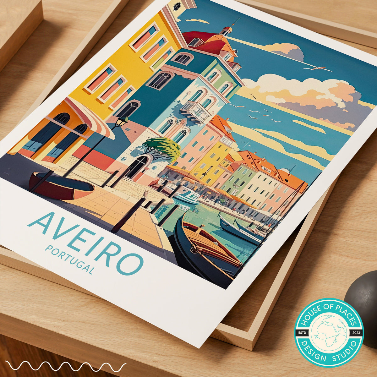 Aveiro City travel poster – view 6