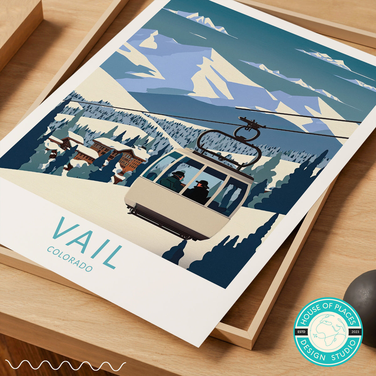 Vail travel poster – view 6