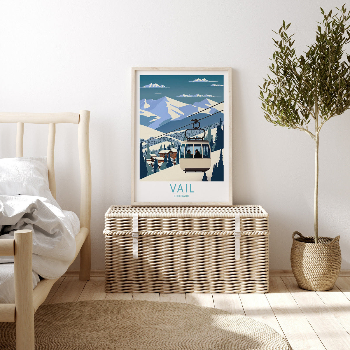 Vail travel poster – view 2