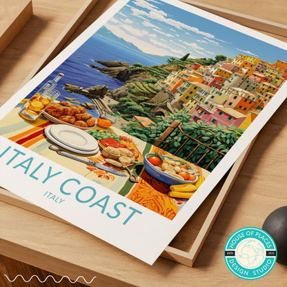 Italy Coast travel poster – view 6