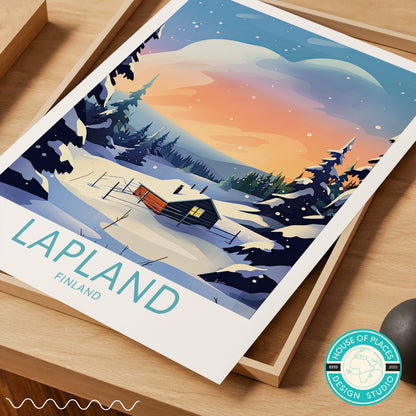 Lapland travel poster – view 6