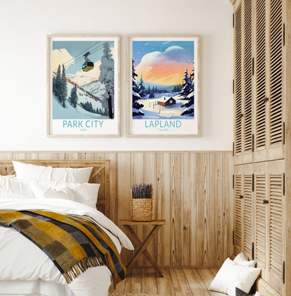 Lapland travel poster – view 7