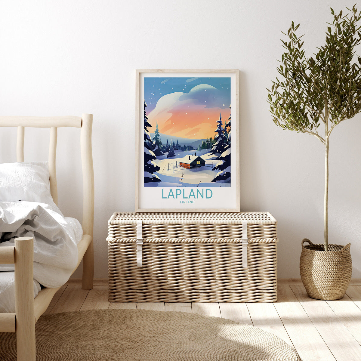 Lapland travel poster – view 2
