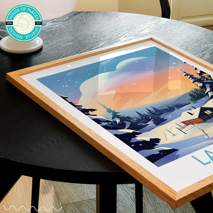 Lapland travel poster – view 4