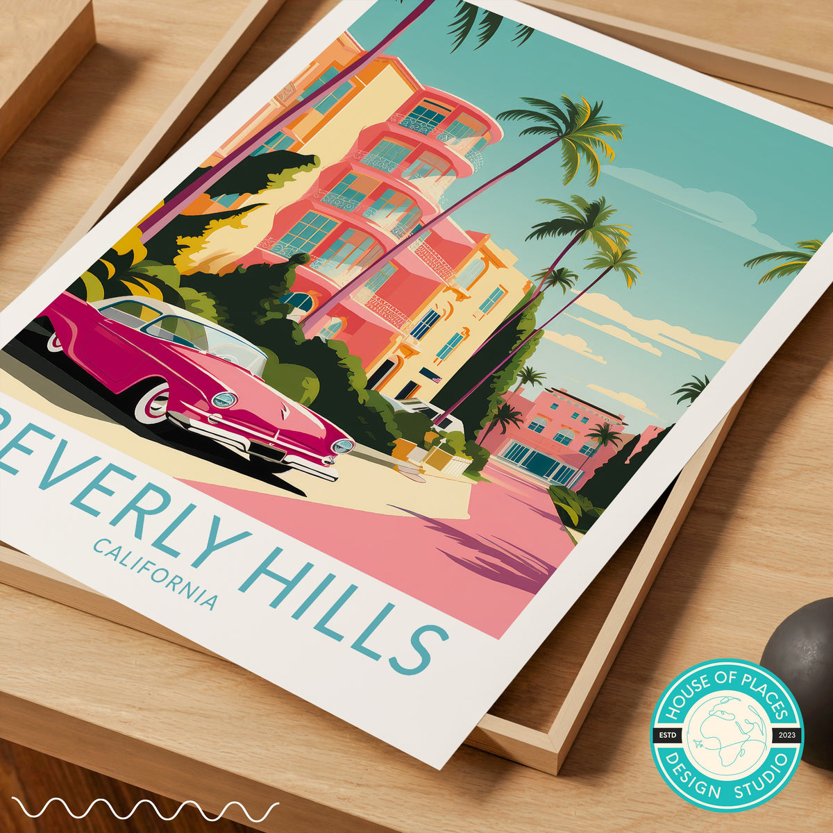 Beverly Hills travel poster – view 6