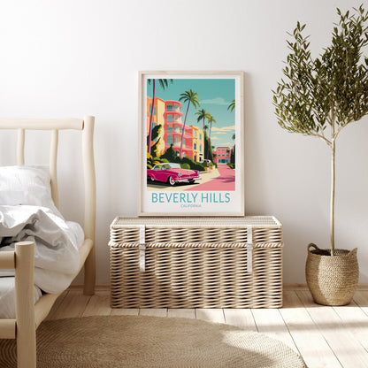 Beverly Hills travel poster – view 2