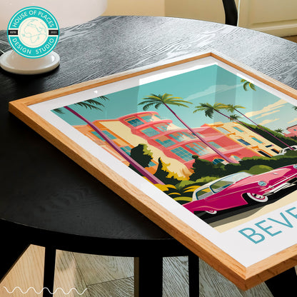 Beverly Hills travel poster – view 7