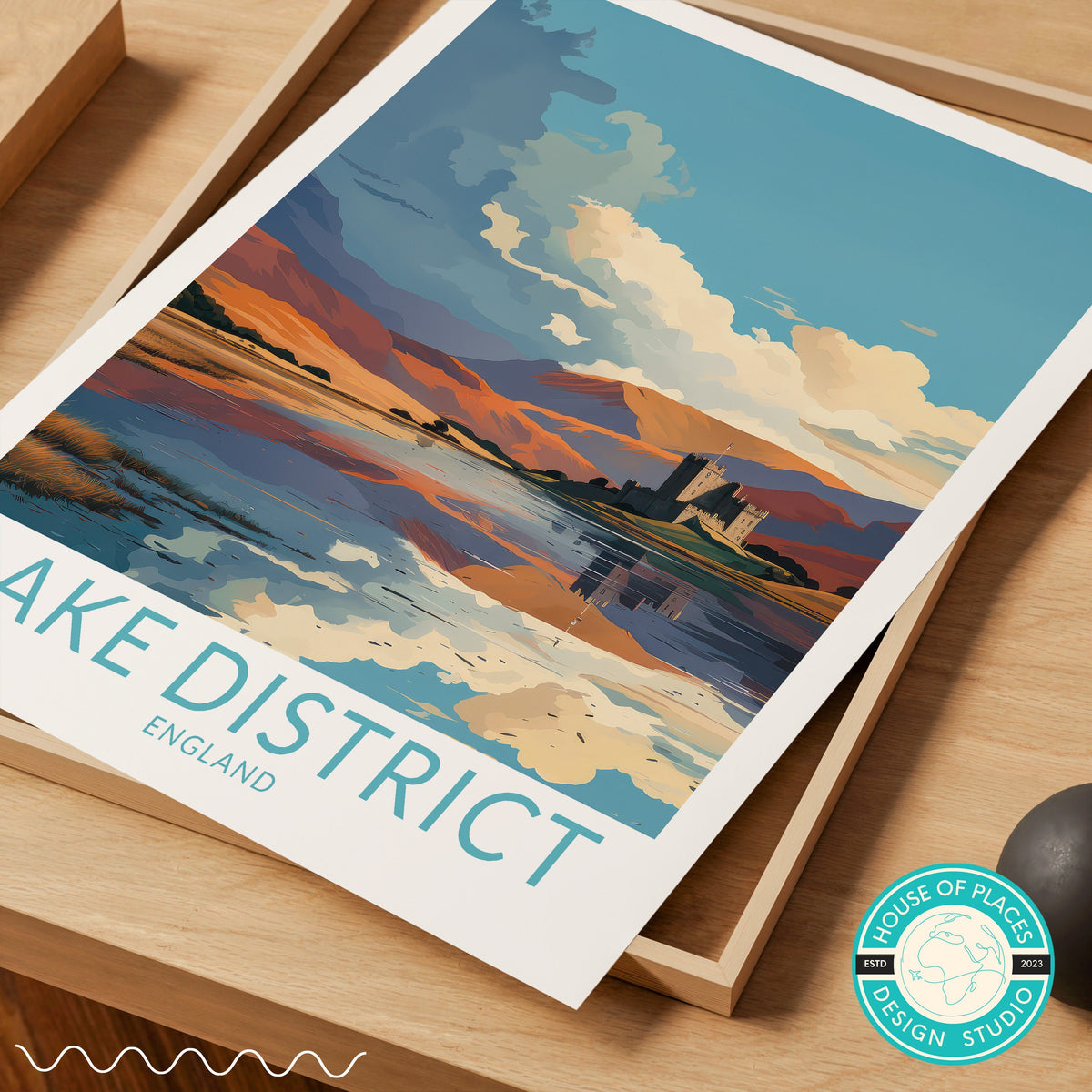 Lake District travel poster – view 6