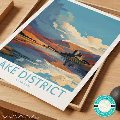 Lake District travel poster – view 6