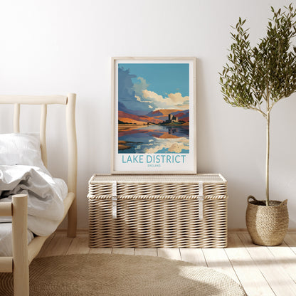 Lake District travel poster – view 2