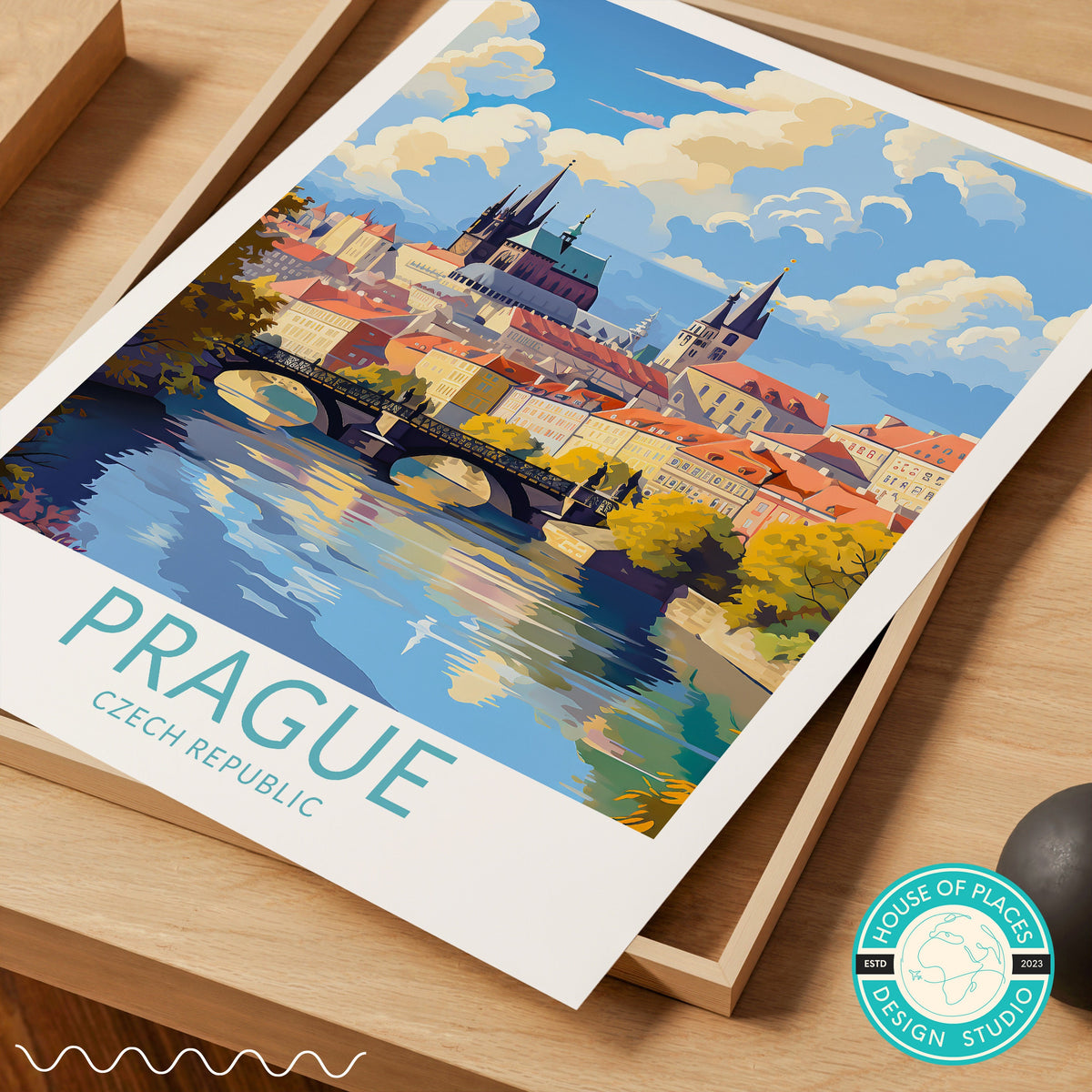 Prague travel poster – view 6