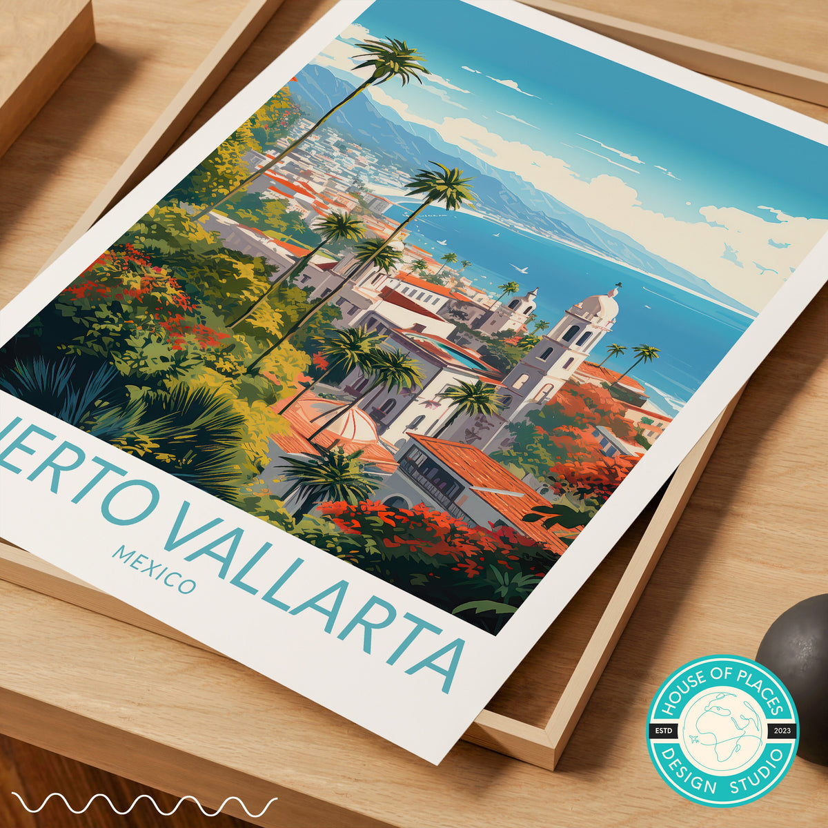 Puerto Vallarta travel poster – view 6