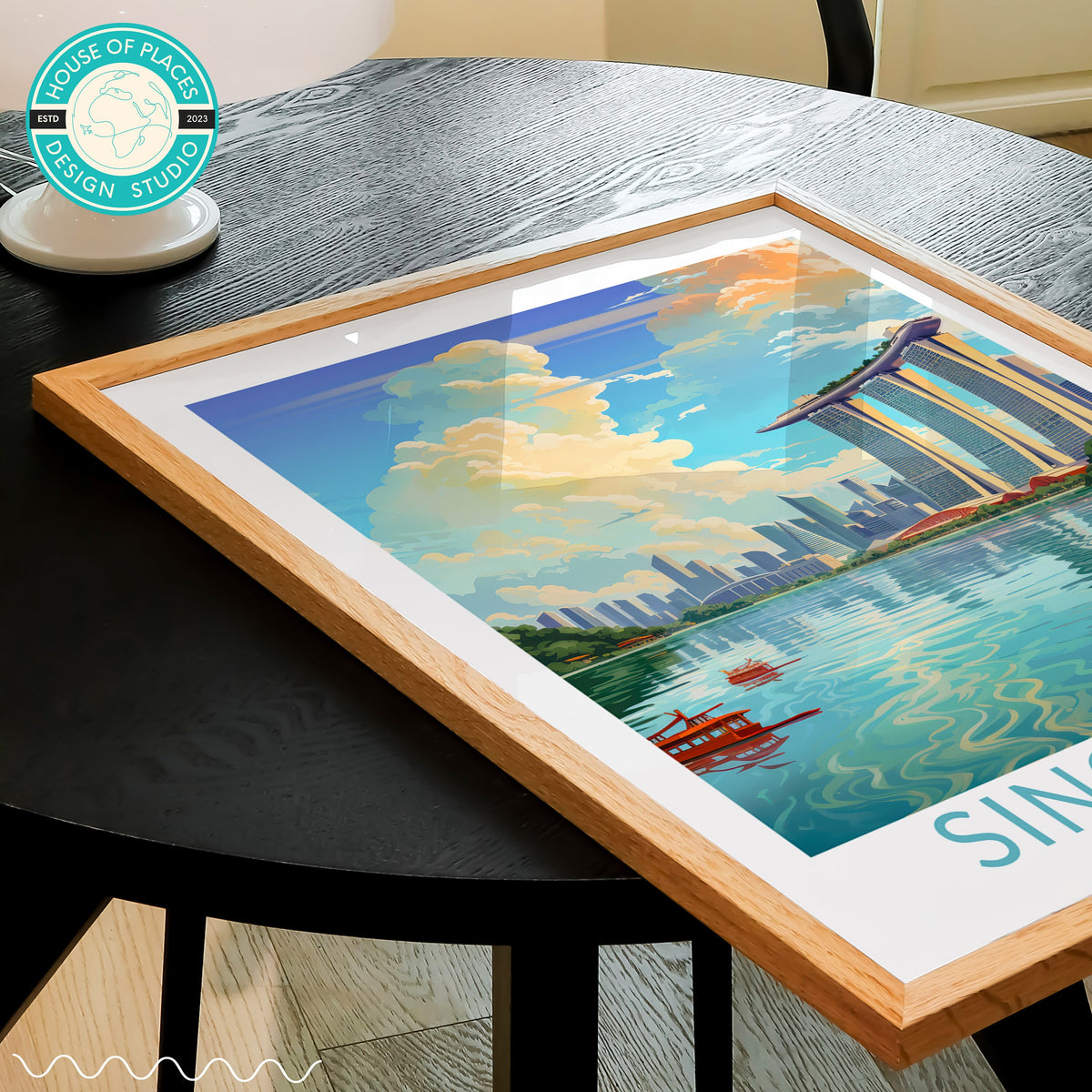Singapore Asia travel poster – view 4