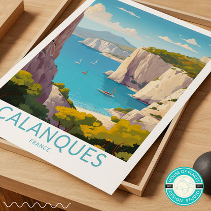 Calanques travel poster – view 6