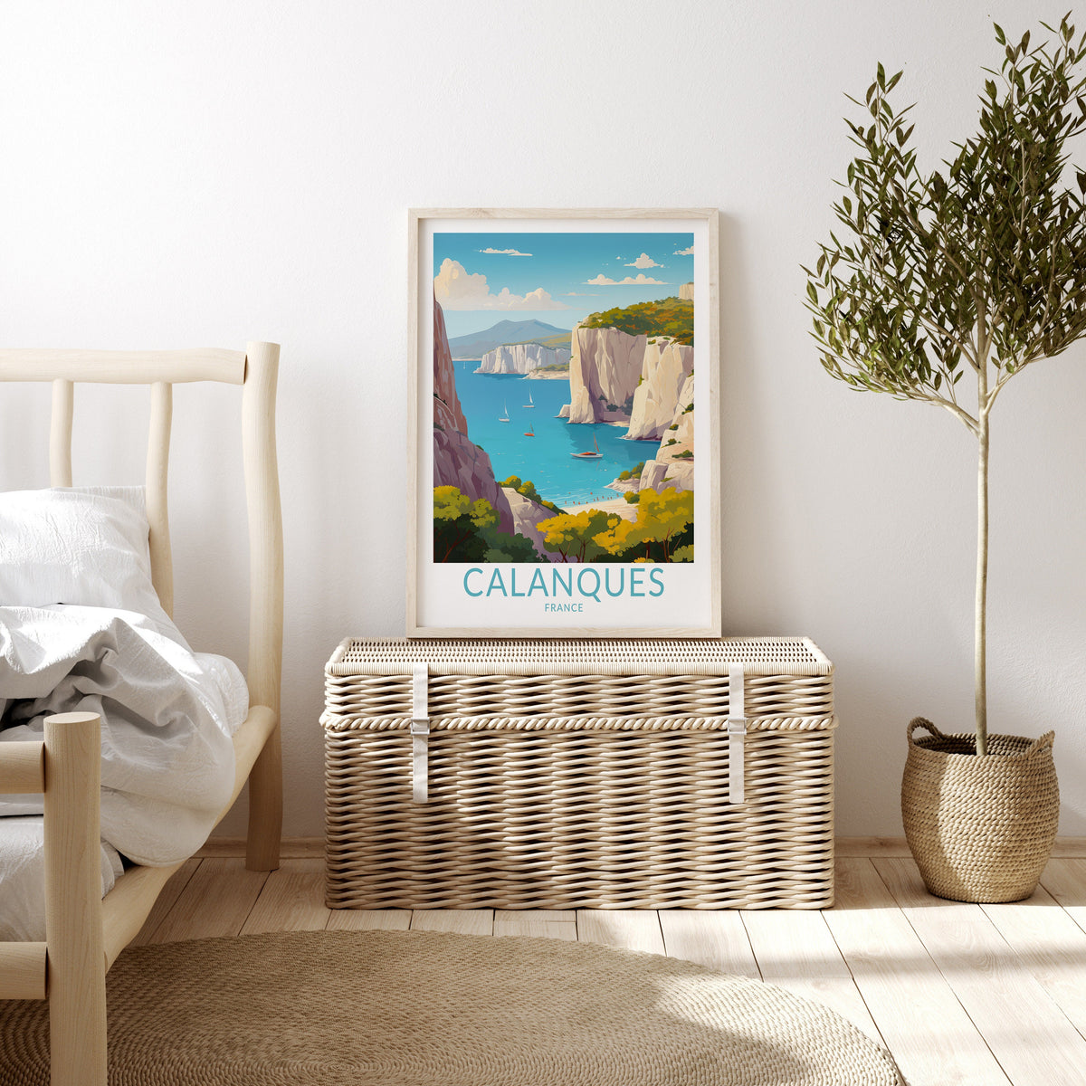Calanques travel poster – view 2