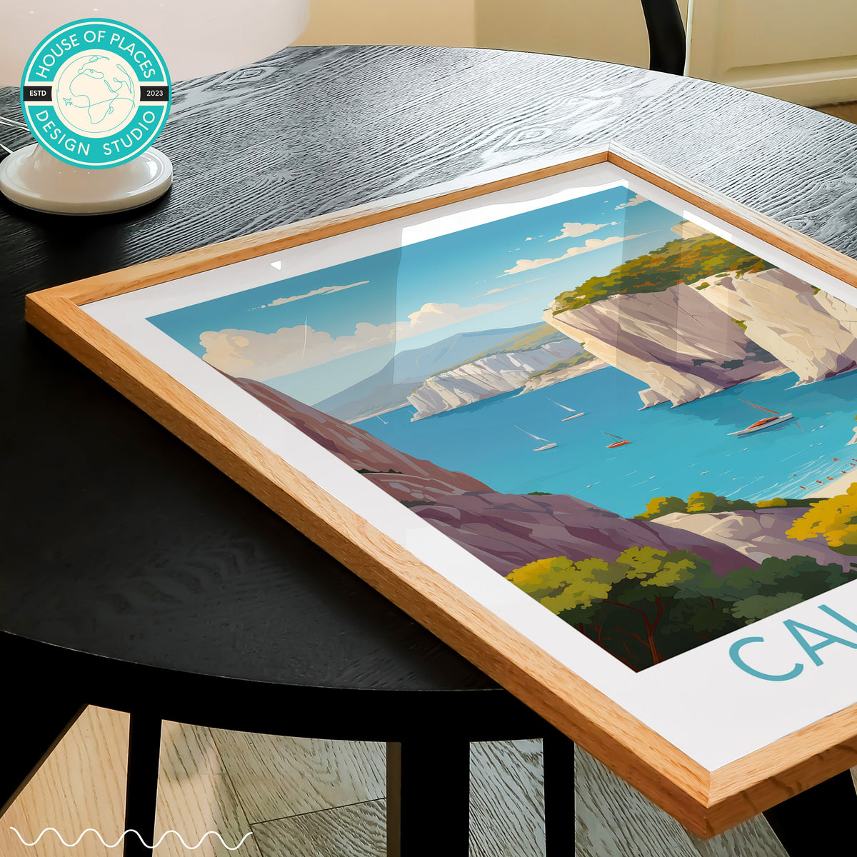 Calanques travel poster – view 4