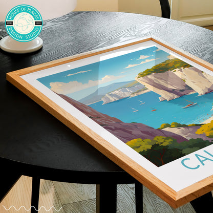 Calanques travel poster – view 4
