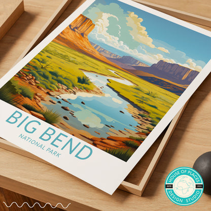 Big Bend National Park travel poster – view 6
