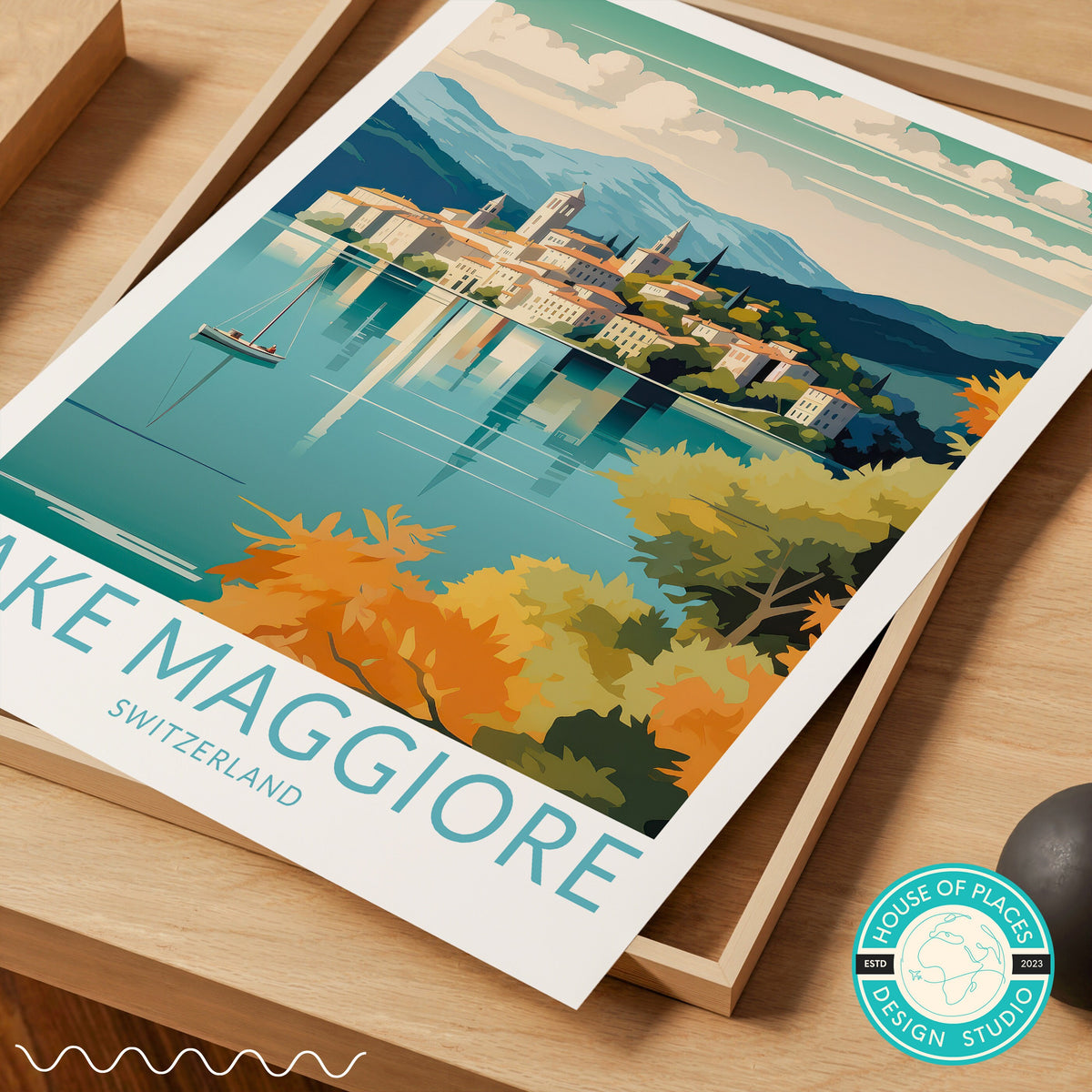 Lake Maggiore travel poster – view 6