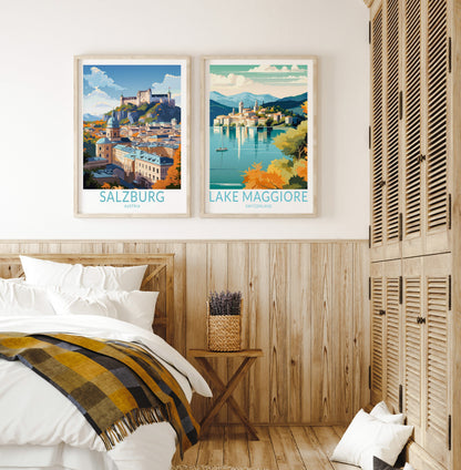 Lake Maggiore travel poster – view 7