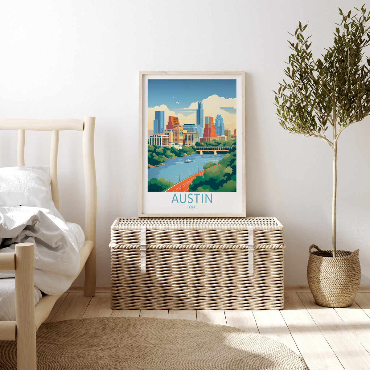 Austin travel poster – view 2