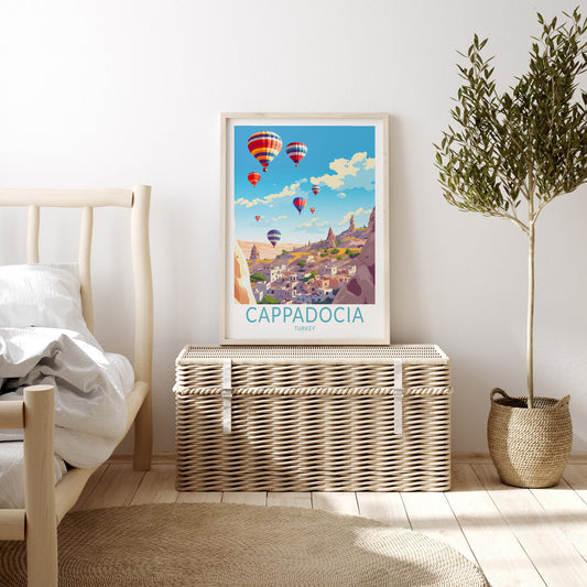 Cappadocia Turkey City travel poster – view 2