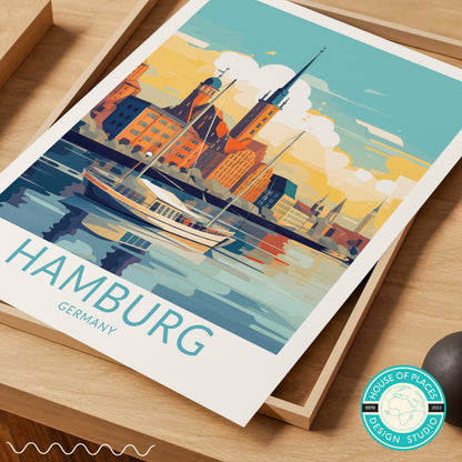 Hamburg travel poster – view 6