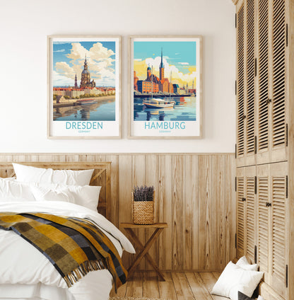 Hamburg travel poster – view 7