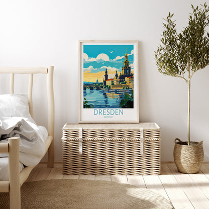 Dresden travel poster – view 2