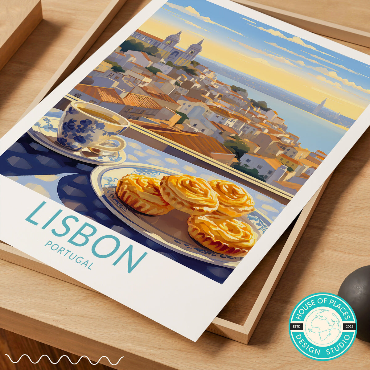 Lisbon travel poster – view 6