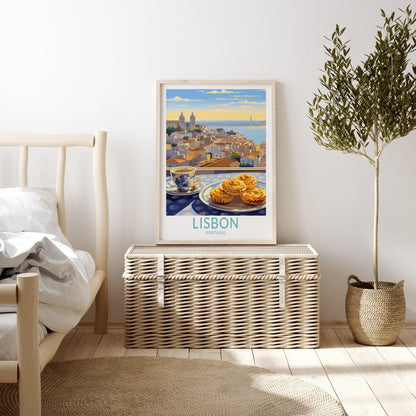 Lisbon travel poster – view 2