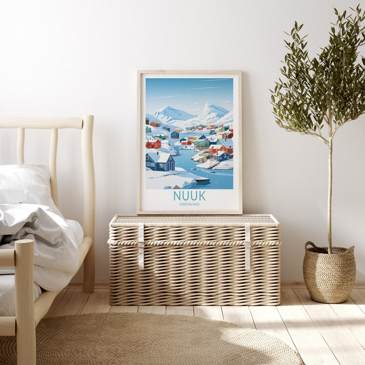 Nuuk travel poster – view 2
