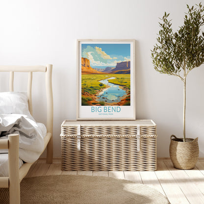 Big Bend National Park travel poster – view 2