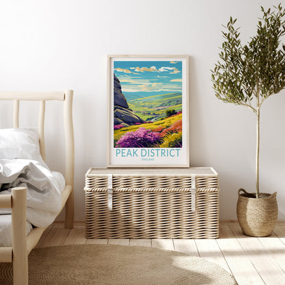 Peak District National Park travel poster – view 2